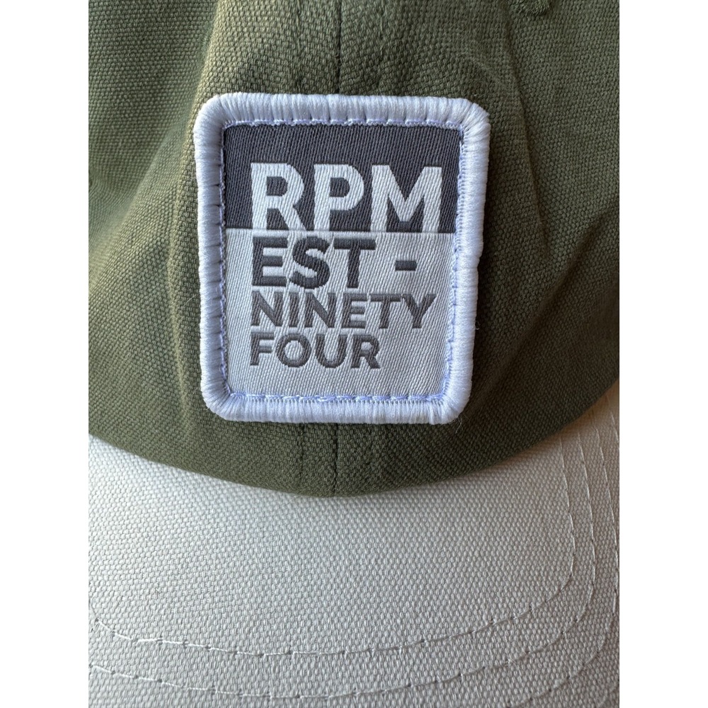 RPM‎ Mfg. Company Hat One Size Green Strapback Front Logo New With Tags